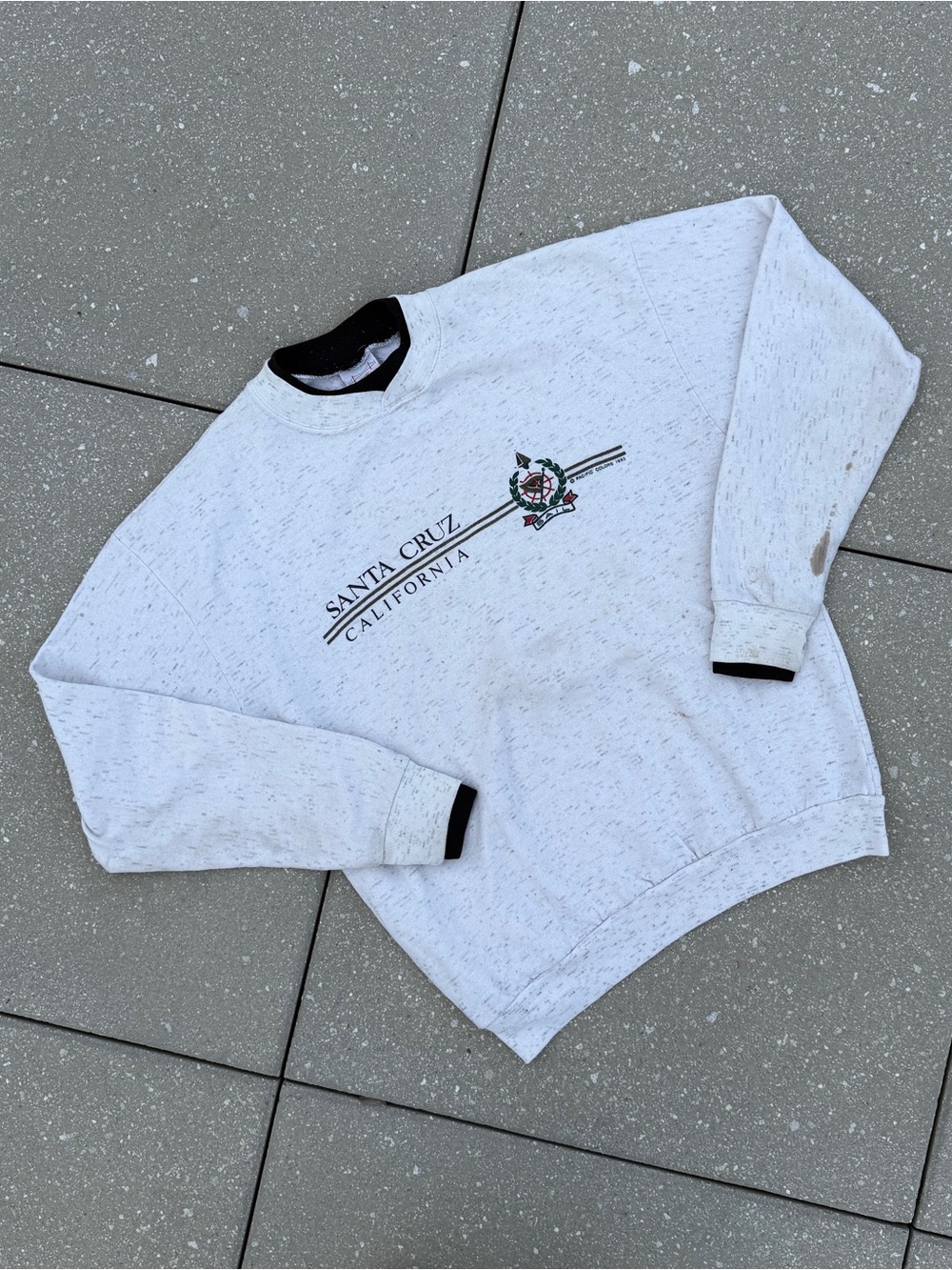 Vintage 90s Santa Cruz California crewneck sweater